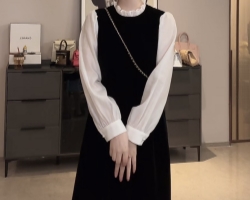 法式復古連衣裙